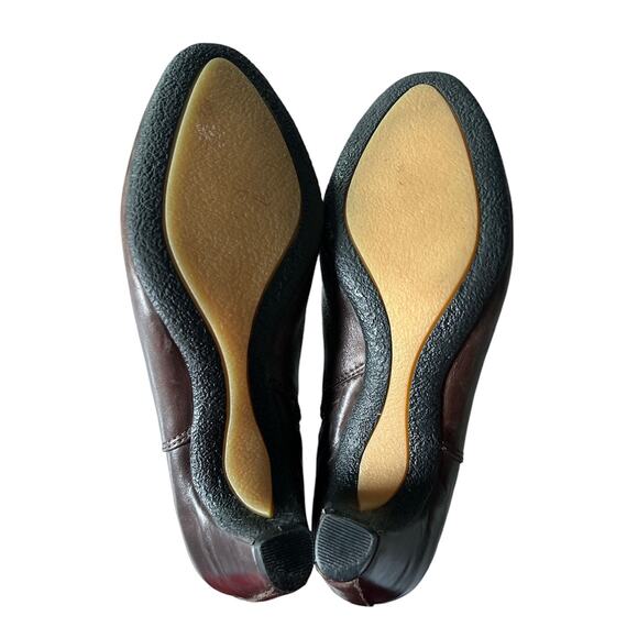 Sam Edelman Women’s Size 7.5 M Maddox Brown Leather Ankle Bootie Kitten Heel‎ - Picture 6 of 8